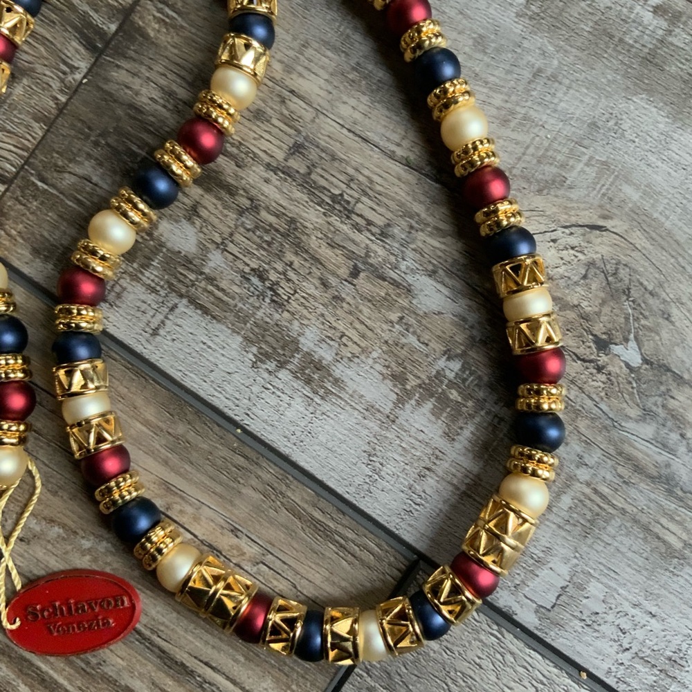 Schiavon Venezia Runway Statement Necklace - Picture 2 of 7